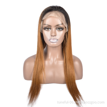 Tuneful 2021 new product 13x5 lace front wig glueless lace wigs 100% virgin human hair cuticle silk top human hair wig for black